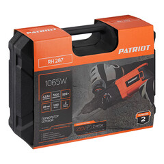 Перфоратор электрический Patriot RH 287 1065 Вт 3,2 Дж SDS-plus (140301329) - фото 4