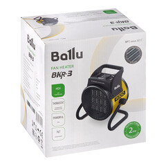 Пушка тепловая электрическая 2 кВт Ballu BKR-3 прямого нагрева (НС-1509348) - фото 2