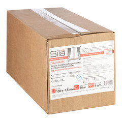 Лента гидроизоляционная для окон внутренняя Sila Pro LM металлизированная 100 мм 80 м (4 шт.) - фото 2