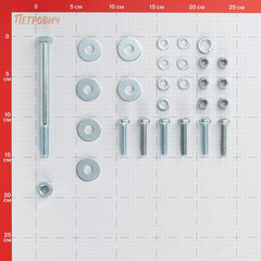 Комплект крепежа для одноколесной тачки Павловская Заря (ТСО-М75/КР) - фото 2