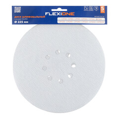 Диск шлифовальный Flexione Velcro d225 мм P180 на липучку тканевая основа (5 шт.) (50001955) - фото 3