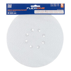 Диск шлифовальный Flexione Velcro d225 мм P80 на липучку тканевая основа (5 шт.) (50002025) - фото 3