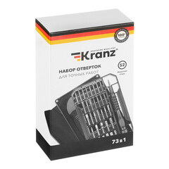 Набор отверток для точных работ Kranz (KR-12-4777) (73 шт.) - фото 3