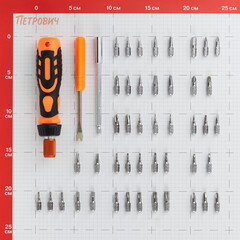 Набор отверток для точных работ Kranz (KR-12-4775) (48 шт.) - фото 2