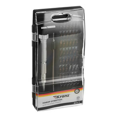 Набор отверток для точных работ Kranz (KR-12-4774) (62 шт.) - фото 3