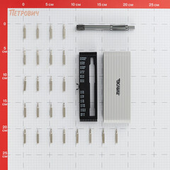 Набор отверток для точных работ Kranz RA-01 (KR-12-4751) (25 шт.) - фото 2