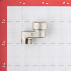 Эксцентрик Valtec 3/4 ВР(г) х 3/4 НР(ш) х 30 мм латунный (VTr.094.N.05030) - фото 3