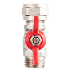 Кран шаровой латунный Valtec 16 обж(ц) х 1/2 НР(ш) для металлопластиковых труб бабочка прямой (VT.341.N.1604) - фото 2