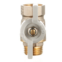 Кран шаровой латунный СТМ 1/2 ВР(г) х 1/2 НР(ш) бабочка прямой - фото 6