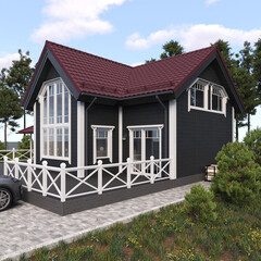 Сайдинг фиброцементный Fibra Plank 3000х200 мм графитовый черный - фото 2