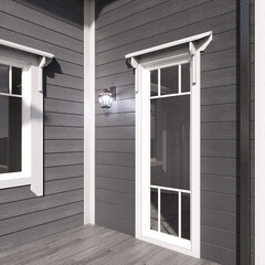 Сайдинг фиброцементный Fibra Plank 3000х200 мм графитовый серый - фото 5