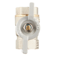 Кран шаровой латунный СТМ 1/2 ВР(г) х 1/2 ВР(г) бабочка прямой - фото 2