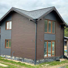 Сайдинг фиброцементный FCSPRO Wood Click 3000х190 мм F21 коричневая глина - фото 3