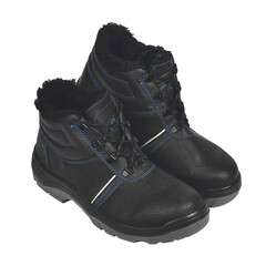 Ботинки рабочие кожаные утепленные с защитным композитным носком размер 44 черные Prosafe (14-1С_44) - фото 9