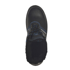 Ботинки рабочие кожаные утепленные с защитным композитным носком размер 44 черные Prosafe (14-1С_44) - фото 6