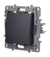 Переключатель Legrand Etika одноклавишный встраиваемый антрацит (672605) - фото 4