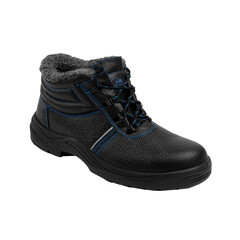 Ботинки рабочие кожаные утепленные с защитным композитным носком размер 45 черные Prosafe (012РНМ-1) - фото 8