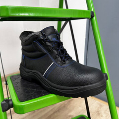 Ботинки рабочие кожаные утепленные с защитным композитным носком размер 45 черные Prosafe (012РНМ-1) - фото 3