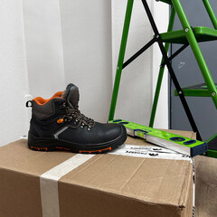 Ботинки рабочие кожаные утепленные с защитным композитным носком размер 45 черные Prosafe (8743РКВНМ-1) - фото 2