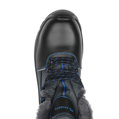 Ботинки рабочие кожаные утепленные с защитным подноском размер 43 черные Prosafe (740РКВНМ рф_43) - фото 7