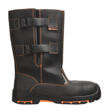 Сапоги рабочие кожаные с защитным композитным носком размер 41 черные Prosafe (8719РКВНМ-1)