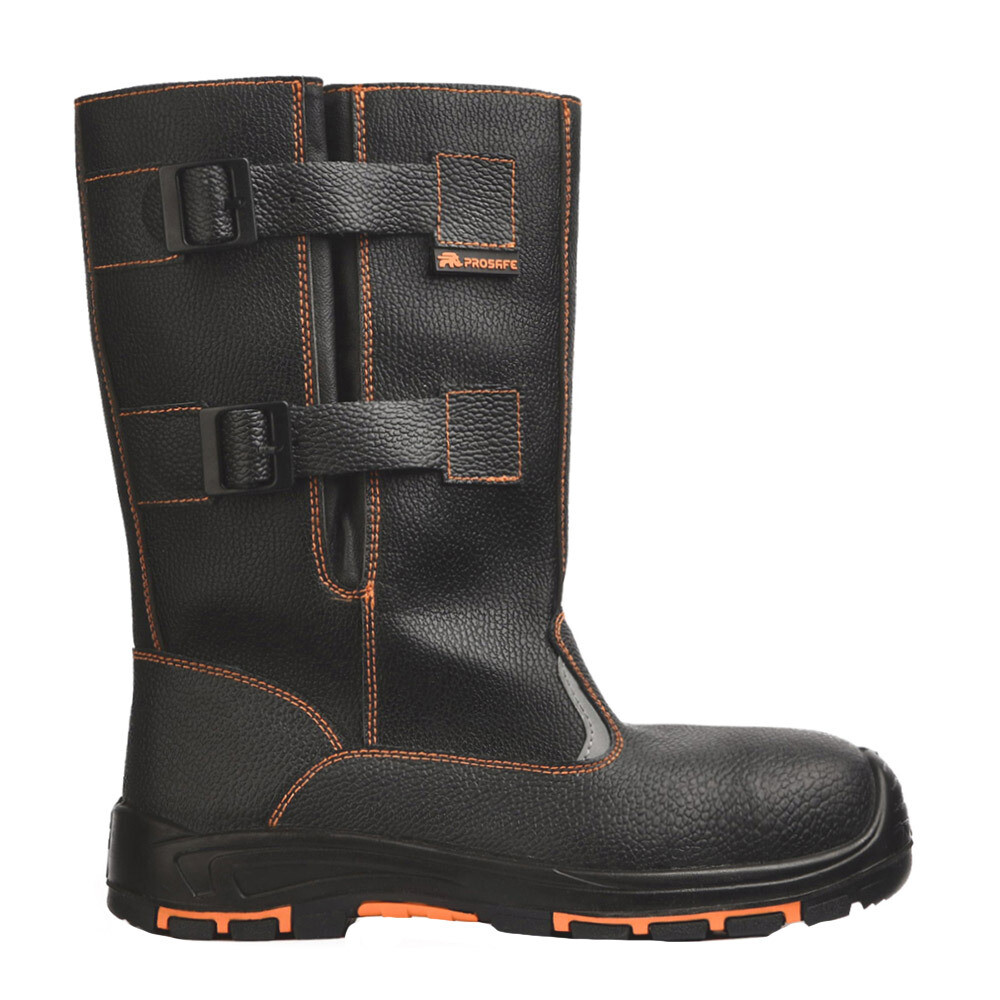 Изображение товара Рабочие кожаные сапоги Prosafe Orange Profi Nitrile зимние для защиты от холода до -50 ℃