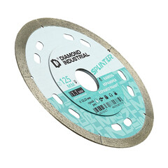 Диск алмазный по керамограниту Diamond Industrial Splinter 125х22,2х1,1 мм сплошной сухой рез - фото 5