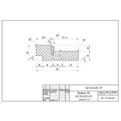 Коробка дверная Милан (Вертикаль) 70х26х2070 мм финишпленка дуб сантана с петлями (2,5 шт.) - фото 2
