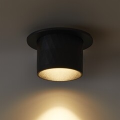 Светильник встраиваемый GU10 черный 10 Вт IP20 Voltega VGL (VGL7234DLB-01B) - фото 6