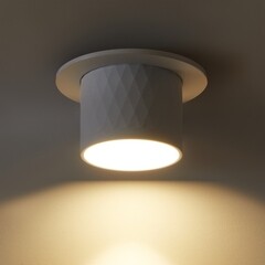 Светильник встраиваемый GU10 белый 10 Вт IP20 Voltega VGL (VGL7234DLB-01W) - фото 5