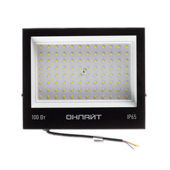Прожектор светодиодный Онлайт OFL 4000К 100 Вт IP65 черный - фото 5