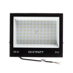 Прожектор светодиодный Онлайт OFL 6000К 100 Вт IP65 черный - фото 4