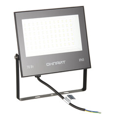 Прожектор светодиодный Онлайт OFL 6000К 70 Вт IP65 черный - фото 1