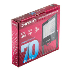 Прожектор светодиодный Онлайт OFL 6000К 70 Вт IP65 черный - фото 3