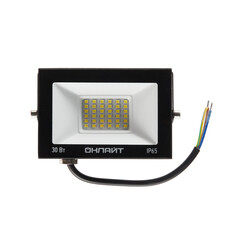 Прожектор светодиодный Онлайт OFL 6000К 30 Вт IP65 черный - фото 4