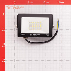 Прожектор светодиодный Онлайт OFL 6000К 30 Вт IP65 черный - фото 2