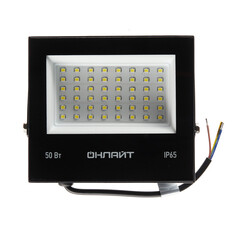 Прожектор светодиодный Онлайт OFL 6000К 50 Вт IP65 черный - фото 4