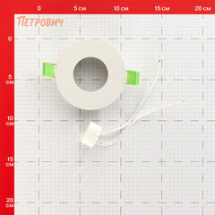 Светильник встраиваемый GU10 белый 50 Вт IP44 Novotech Spot (370934) - фото 2