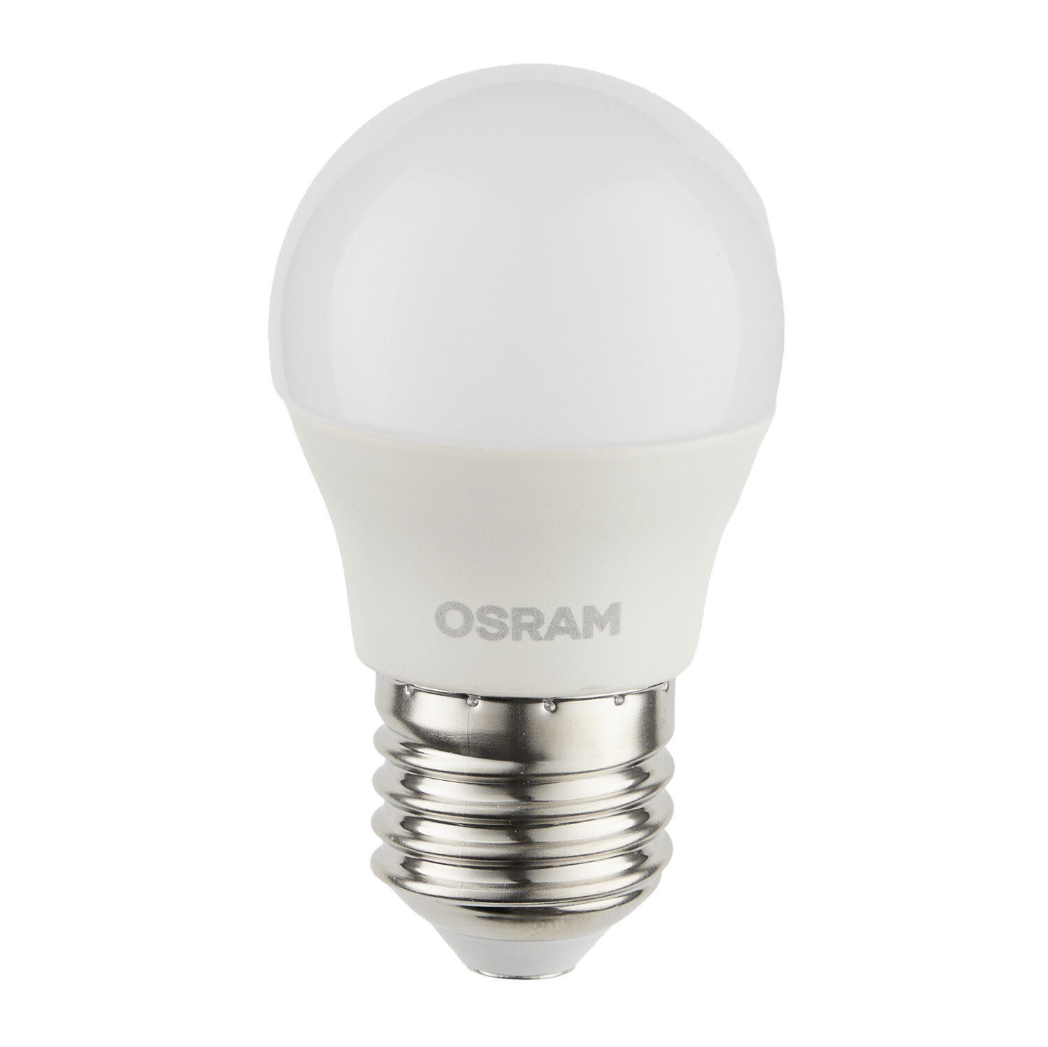 Изображение товара Лампа светодиодная Osram E27 2700K 5Вт 470Лм шар матовая