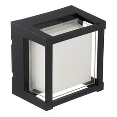 Изображение товара Светильник светодиодный садово-парковый накладной Arte Lamp Ulysses черный 110 мм 4500К 15 Вт IP65 (A6406PF-1BK)