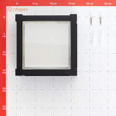 Светильник светодиодный садово-парковый накладной Arte Lamp Ulysses черный 110 мм 4500К 15 Вт IP65 (A6406PF-1BK) - фото 2