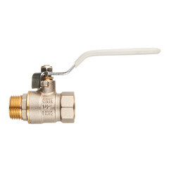 Кран шаровой латунный СТМ 1/2 ВР(г) х 1/2 НР(ш) ручка прямой - фото 2