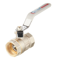 Изображение товара Кран шаровой латунный СТМ 3/4 ВР(г) х 3/4 ВР(г) ручка прямой