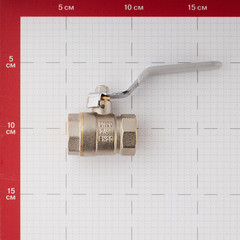 Кран шаровой латунный СТМ 3/4 ВР(г) х 3/4 ВР(г) ручка прямой - фото 2
