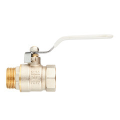 Кран шаровой латунный СТМ 3/4 ВР(г) х 3/4 НР(ш) ручка прямой - фото 2