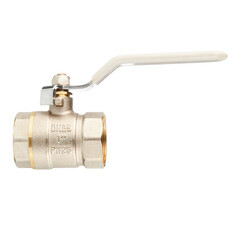 Кран шаровой латунный СТМ 1 ВР(г) х 1 ВР(г) ручка прямой - фото 3