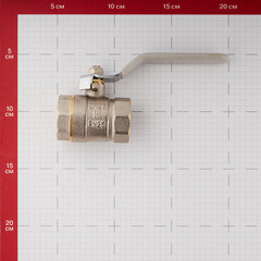 Кран шаровой латунный СТМ 1 ВР(г) х 1 ВР(г) ручка прямой - фото 5