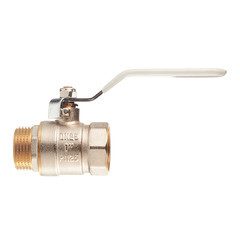 Кран шаровой латунный СТМ 1 ВР(г) х 1 НР(ш) ручка прямой - фото 6