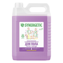 Средство Synergetic для мытья пола концентрат с антибактериальным эффектом горная лаванда 5 л - фото 1