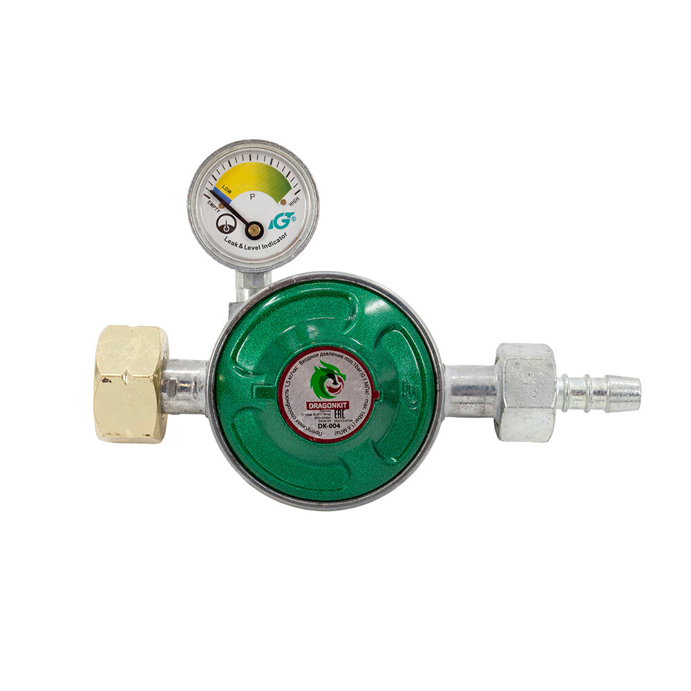 Изображение товара Регулятор давления газа Dragonkit DK-004 с манометром для баллонов